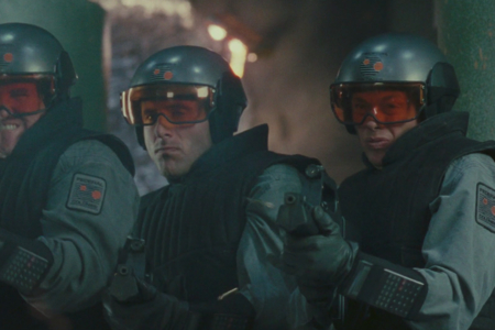 <p><strong>Figure 2.3</strong> A bunch of thugs with logos plastered all over them.</p>