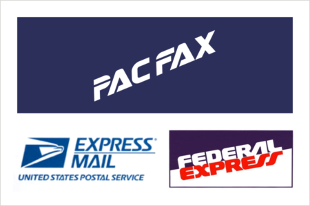 <p><strong>Figure 3.4</strong> The final PAC FAX logo shares characteristics from both of the visual identities explored in the concept sketches.</p>