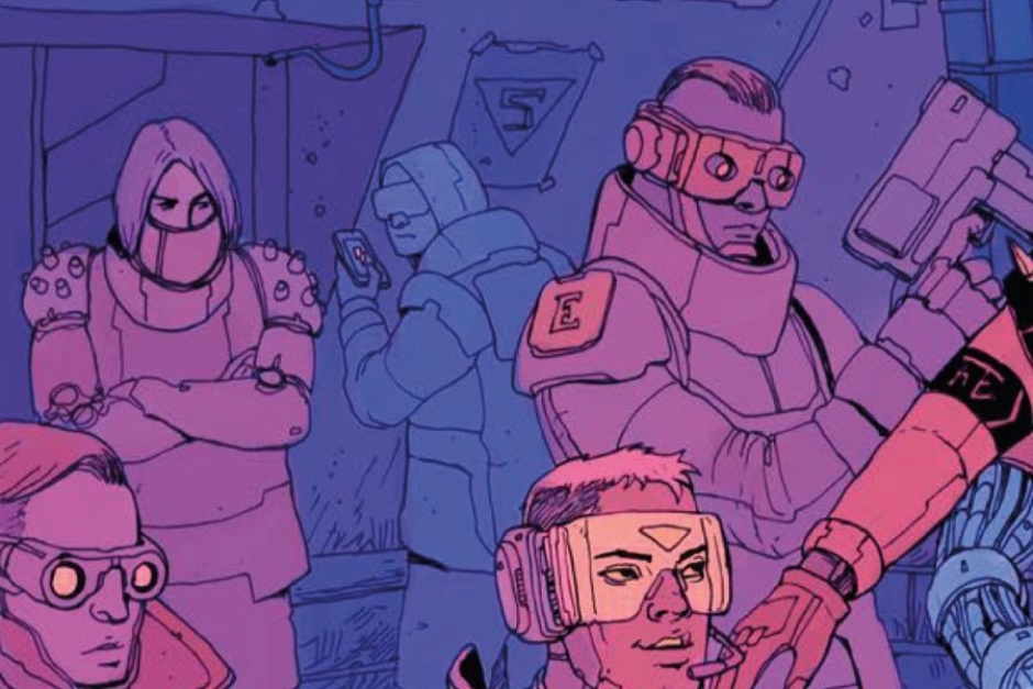 <p><strong>Figure 3.5</strong> The lightning bolt on a character’s phone lets readers know where their allegiance lies, and that they have betrayed the resistance.</p>