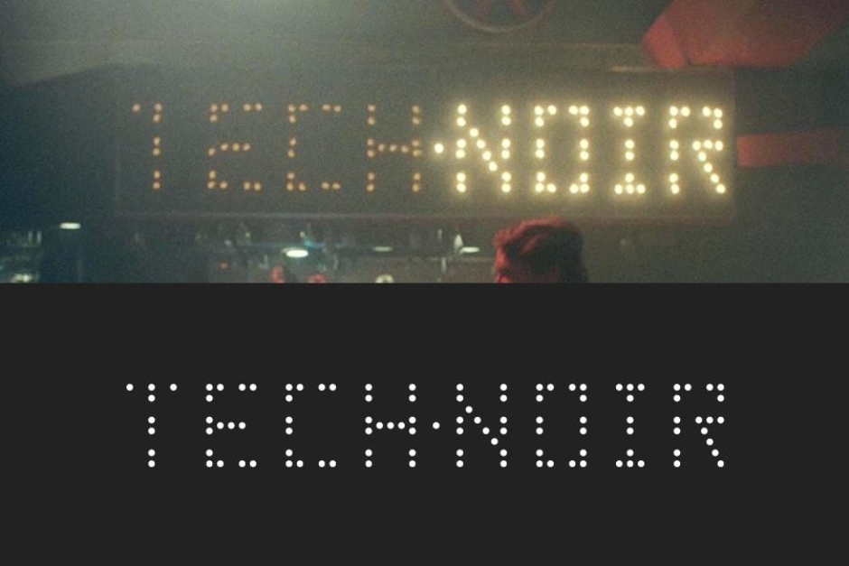 <p><strong>Figure 2.4</strong> The interior Tech Noir signage is built from flashing bulbs roughly placed on a grid, with a few burned out.</p>